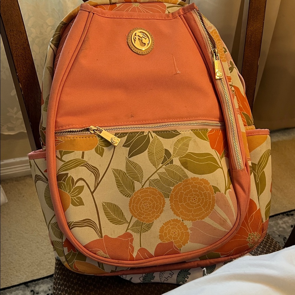 Spartina Pink and Cream Backpack